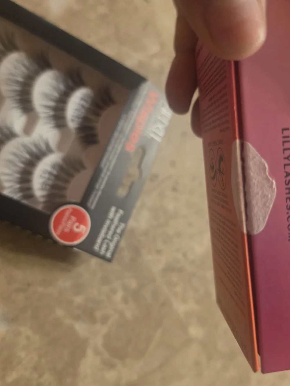 Lilly Lashes Wispies False Eyelash Set – Black